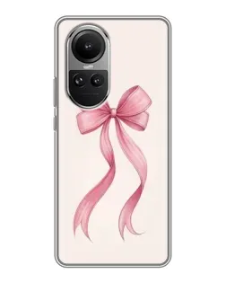 Чехол для OPPO Reno 10 с картинкой «Розовый бант»