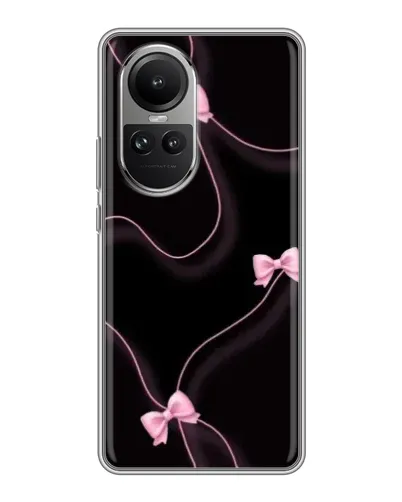 Чехол для OPPO Reno 10 с картинкой «Розовые ленты» Чехол для OPPO Reno 10 с картинкой «Розовые ленты»
