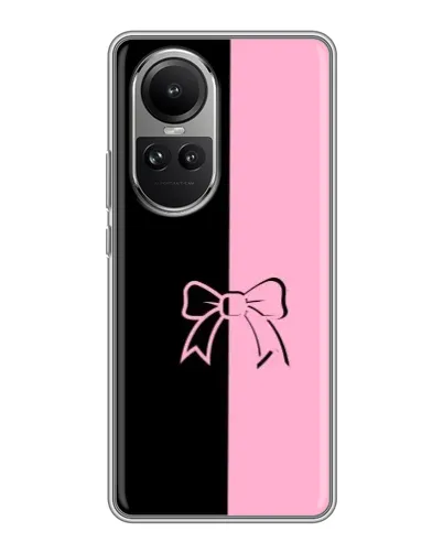 Чехол для OPPO Reno 10 с картинкой «Половинки банта» Чехол для OPPO Reno 10 с картинкой «Половинки банта»