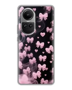 Чехол для OPPO Reno 10 с картинкой «Неоновое кружево»
