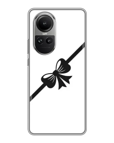 Чехол для OPPO Reno 10 с картинкой «Диагональный бант» Чехол для OPPO Reno 10 с картинкой «Диагональный бант»