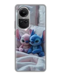 Чохол для OPPO Reno 10 з картинкою «Плюшеві Стіч Ангел» Чохол для OPPO Reno 10 з картинкою «Плюшеві Стіч Ангел»