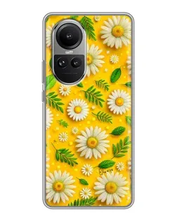 Чохол для OPPO Reno 10 з картинкою «Ромашкове сонце» Чохол для OPPO Reno 10 з картинкою «Ромашкове сонце»