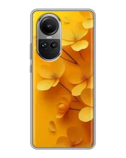 Чохол для OPPO Reno 10 з картинкою «Золоті пелюстки» Чохол для OPPO Reno 10 з картинкою «Золоті пелюстки»