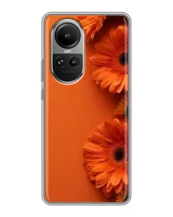 Чохол для OPPO Reno 10 з картинкою «Помаранчеві гербери» Чохол для OPPO Reno 10 з картинкою «Помаранчеві гербери»
