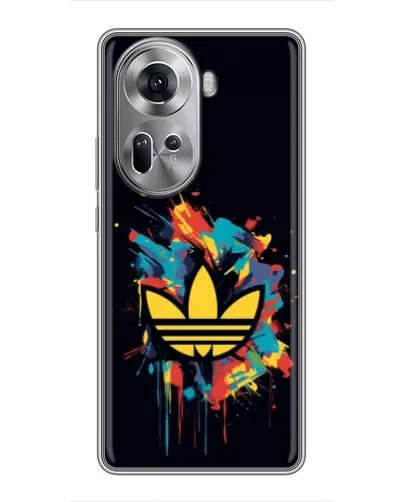 Чехол для OPPO Reno 11 5G с картинкой «Adidas Splash» Чехол для OPPO Reno 11 5G с картинкой «Adidas Splash»