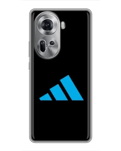 Чехол для OPPO Reno 11 5G с картинкой «Adidas Cyan Logo» Чехол для OPPO Reno 11 5G с картинкой «Adidas Cyan Logo»