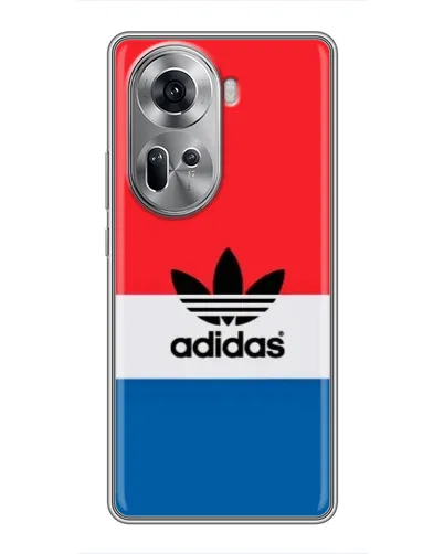 Чехол для OPPO Reno 11 5G с картинкой «Ретро блоки Adidas» Чехол для OPPO Reno 11 5G с картинкой «Ретро блоки Adidas»