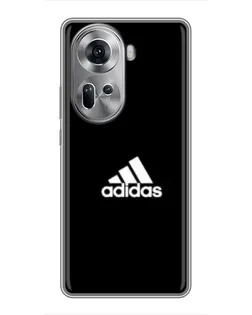 Чехол для OPPO Reno 11 5G с картинкой «Adidas Red Style» Чехол для OPPO Reno 11 5G с картинкой «Adidas Red Style»