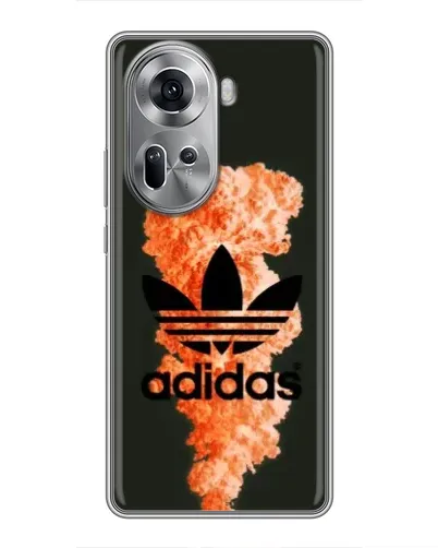 Чехол для OPPO Reno 11 5G с картинкой «Оранжевый дым Adidas» Чехол для OPPO Reno 11 5G с картинкой «Оранжевый дым Adidas»