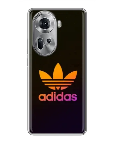 Чехол для OPPO Reno 11 5G с картинкой «Градиент Adidas» Чехол для OPPO Reno 11 5G с картинкой «Градиент Adidas»