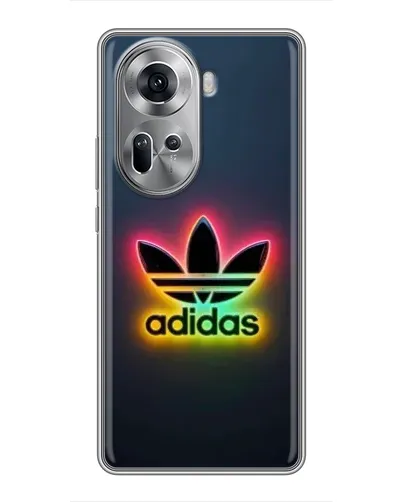 Чехол для OPPO Reno 11 5G с картинкой «Неоновый Adidas» Чехол для OPPO Reno 11 5G с картинкой «Неоновый Adidas»