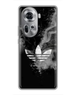 Чехол для OPPO Reno 11 5G с картинкой «Абстрактный дым Adidas» Чехол для OPPO Reno 11 5G с картинкой «Абстрактный дым Adidas»