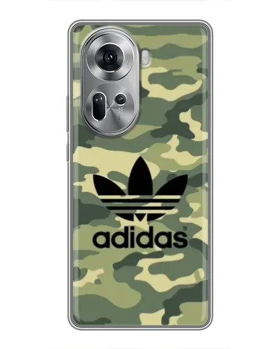 Чехол для OPPO Reno 11 5G с картинкой «Милитари стиль Adidas» Чехол для OPPO Reno 11 5G с картинкой «Милитари стиль Adidas»