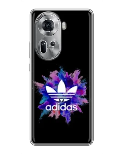 Чехол для OPPO Reno 11 5G с картинкой «Взрыв красок Adidas» Чехол для OPPO Reno 11 5G с картинкой «Взрыв красок Adidas»