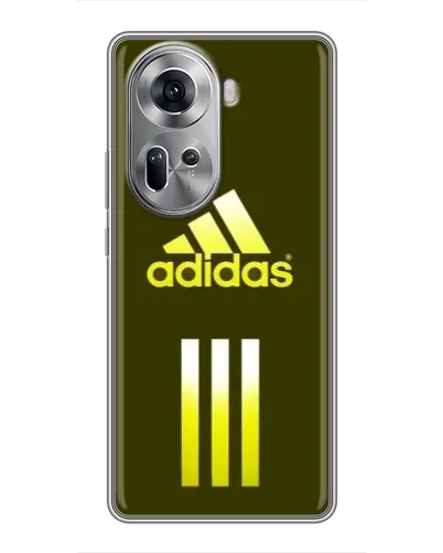 Чехол для OPPO Reno 11 5G с картинкой «Оливковый градиент Adidas» Чехол для OPPO Reno 11 5G с картинкой «Оливковый градиент Adidas»