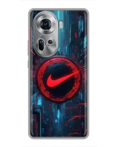 Чехол для OPPO Reno 11 5G с картинкой «Техногенный стиль Nike» Чехол для OPPO Reno 11 5G с картинкой «Техногенный стиль Nike»