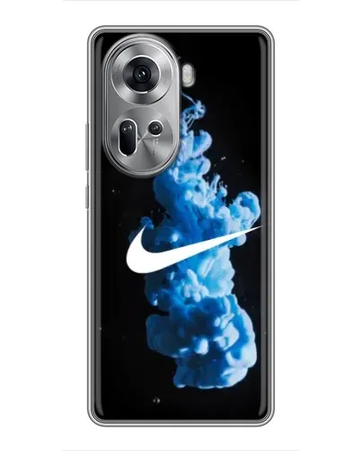 Чехол для OPPO Reno 11 5G с картинкой «Nike и синий дым» Чехол для OPPO Reno 11 5G с картинкой «Nike и синий дым»
