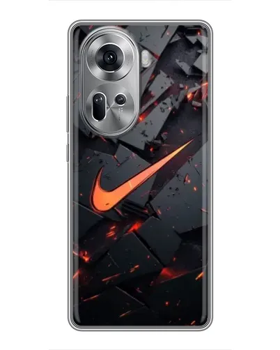 Чехол для OPPO Reno 11 5G с картинкой «Nike — эффект разломов» Чехол для OPPO Reno 11 5G с картинкой «Nike — эффект разломов»