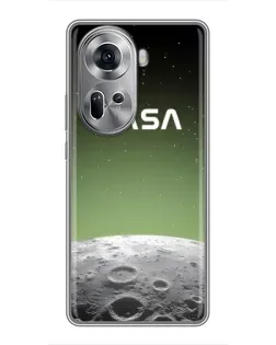 Чехол для OPPO Reno 11 5G с картинкой «NASA — лунный градиент» Чехол для OPPO Reno 11 5G с картинкой «NASA — лунный градиент»