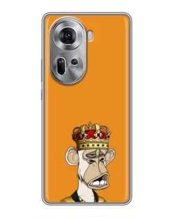 Чехол для OPPO Reno 11 5G с картинкой «Золотая обезьяна Bored Ape» Чехол для OPPO Reno 11 5G с картинкой «Золотая обезьяна Bored Ape»