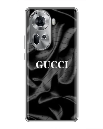 Чехол для OPPO Reno 11 5G с картинкой «Gucci — шелковые волны»