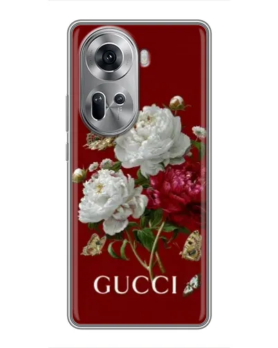 Чехол для OPPO Reno 11 5G с картинкой «Gucci —  сад»