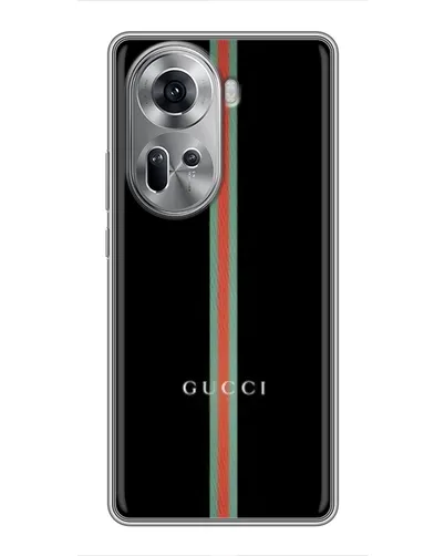 Чехол для OPPO Reno 11 5G с картинкой «Gucci — строгая линия» Чехол для OPPO Reno 11 5G с картинкой «Gucci — строгая линия»