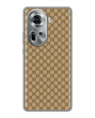 Чехол для OPPO Reno 11 5G с картинкой «Gucci — классический беж» Чехол для OPPO Reno 11 5G с картинкой «Gucci — классический беж»