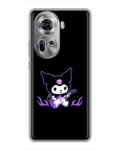 Чехол для OPPO Reno 11 5G с картинкой «Электрическая Kuromi»