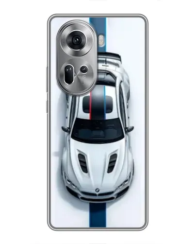 Чехол для OPPO Reno 11 5G с картинкой «Вид сверху — BMW M» Чехол для OPPO Reno 11 5G с картинкой «Вид сверху — BMW M»