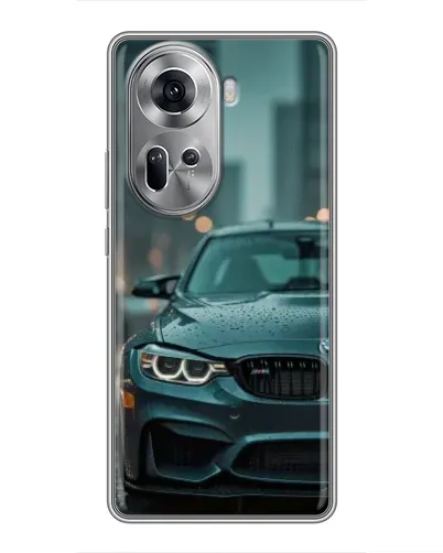 Чехол для OPPO Reno 11 5G с картинкой «BMW в огнях города» Чехол для OPPO Reno 11 5G с картинкой «BMW в огнях города»