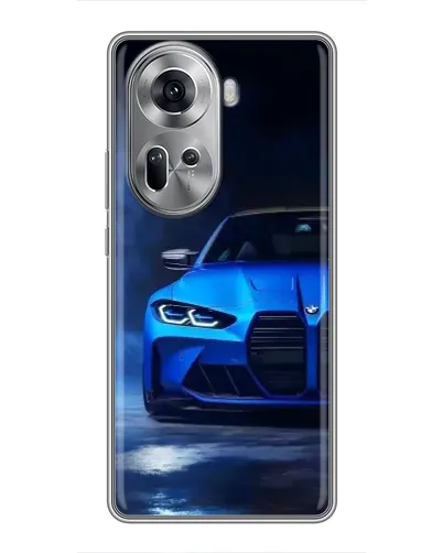 Чехол для OPPO Reno 11 5G с картинкой «Голубая BMW M4» Чехол для OPPO Reno 11 5G с картинкой «Голубая BMW M4»
