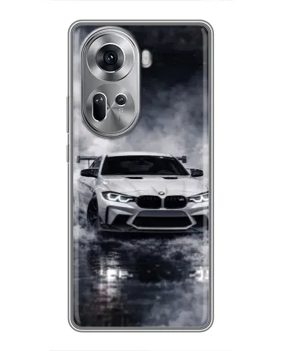 Чехол для OPPO Reno 11 5G с картинкой «BMW сквозь туман» Чехол для OPPO Reno 11 5G с картинкой «BMW сквозь туман»