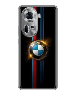 Чехол для OPPO Reno 11 5G с картинкой «BMW M-Power неон» Чехол для OPPO Reno 11 5G с картинкой «BMW M-Power неон»