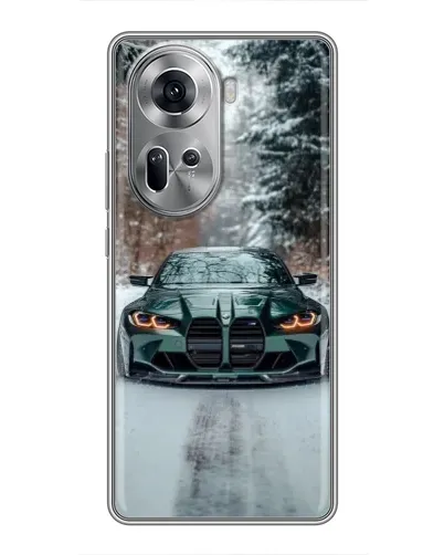 Чехол для OPPO Reno 11 5G с картинкой «BMW в зимнем лесу» Чехол для OPPO Reno 11 5G с картинкой «BMW в зимнем лесу»