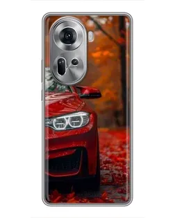 Чехол для OPPO Reno 11 5G с картинкой «Осенняя BMW M4» Чехол для OPPO Reno 11 5G с картинкой «Осенняя BMW M4»