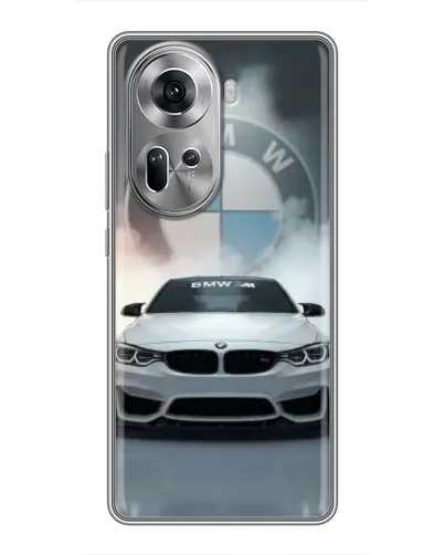 Чехол для OPPO Reno 11 5G с картинкой «BMW в белом дыму» Чехол для OPPO Reno 11 5G с картинкой «BMW в белом дыму»