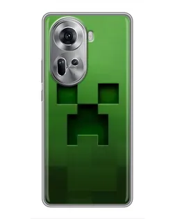 Чехол для OPPO Reno 11 5G с картинкой «Крипер микро-дизайн» Чехол для OPPO Reno 11 5G с картинкой «Крипер микро-дизайн»