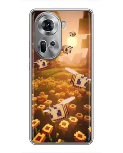 Чехол для OPPO Reno 11 5G с картинкой «Поле подсолнухов» Чехол для OPPO Reno 11 5G с картинкой «Поле подсолнухов»