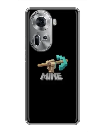 Чехол для OPPO Reno 11 5G с картинкой «Алмазная кирка»
