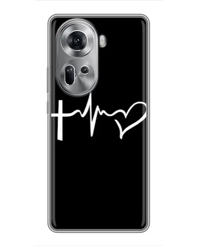 Чехол для OPPO Reno 11 5G с картинкой «Пульс веры» Чехол для OPPO Reno 11 5G с картинкой «Пульс веры»