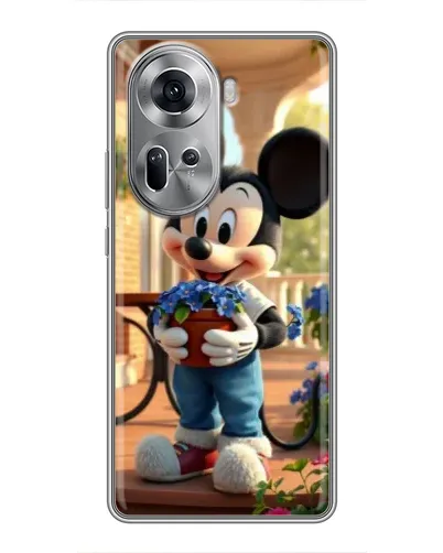 Чехол для OPPO Reno 11 5G с картинкой «Микки садовод»