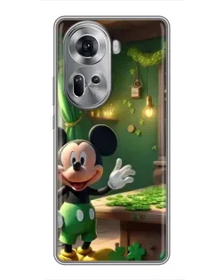 Чехол для OPPO Reno 11 5G с картинкой «Микки в мастерской» Чехол для OPPO Reno 11 5G с картинкой «Микки в мастерской»