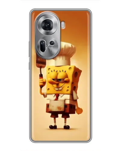 Чехол для OPPO Reno 11 5G с картинкой «Губка Боб повар» Чехол для OPPO Reno 11 5G с картинкой «Губка Боб повар»