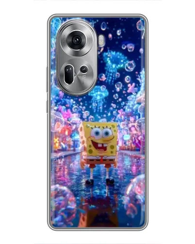 Чехол для OPPO Reno 11 5G с картинкой «Неоновый океан» Чехол для OPPO Reno 11 5G с картинкой «Неоновый океан»