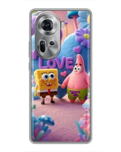 Чехол для OPPO Reno 11 5G с картинкой «Губка Боб Патрик» Чехол для OPPO Reno 11 5G с картинкой «Губка Боб Патрик»
