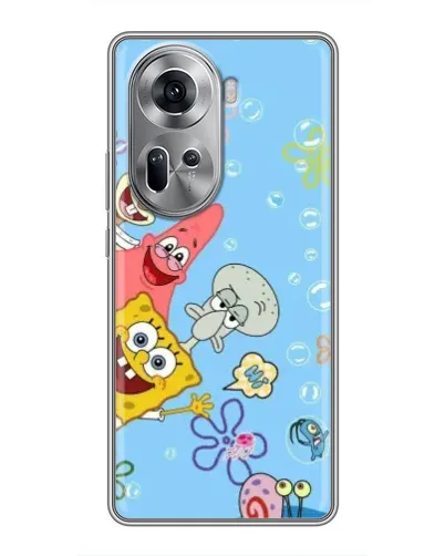 Чехол для OPPO Reno 11 5G с картинкой «Веселые пузырьки» Чехол для OPPO Reno 11 5G с картинкой «Веселые пузырьки»