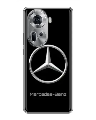 Чехол для OPPO Reno 11 5G с картинкой «Mercedes Silver Logo» Чехол для OPPO Reno 11 5G с картинкой «Mercedes Silver Logo»