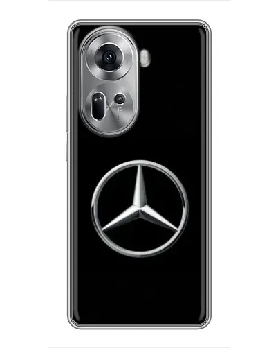 Чехол для OPPO Reno 11 5G с картинкой «Mercedes классический лого» Чехол для OPPO Reno 11 5G с картинкой «Mercedes классический лого»